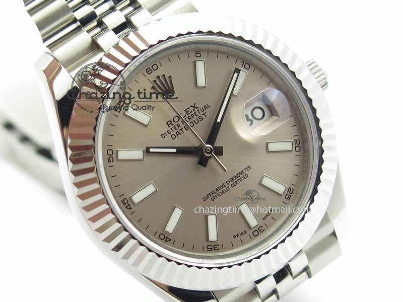 EyeCatching DateJust II 41mm BP Maker Best Edition Silver Gray Dial On New Version Jubilee Bracelet A 3635