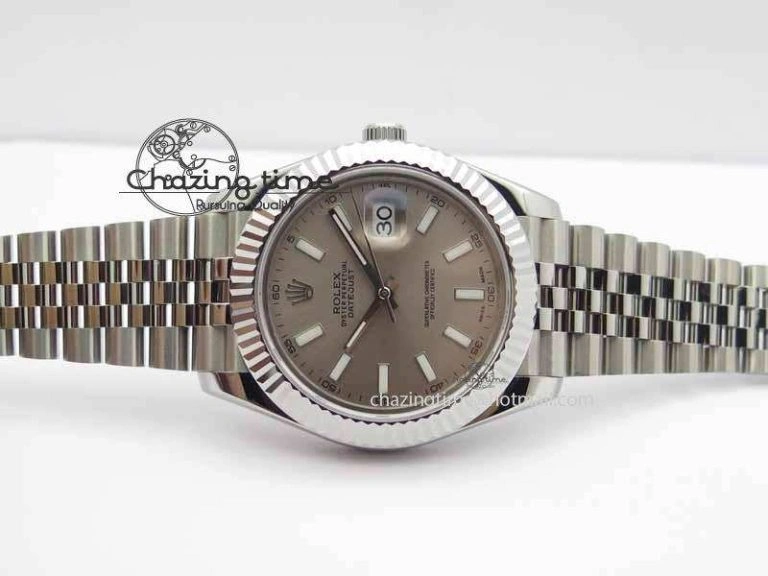 EyeCatching DateJust II 41mm BP Maker Best Edition Silver Gray Dial On New Version Jubilee Bracelet A 3635