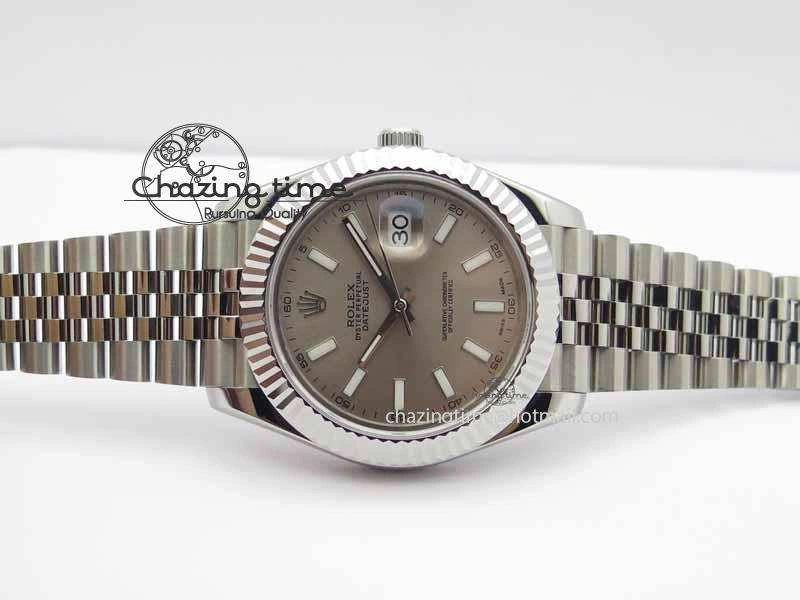 EyeCatching DateJust II 41mm BP Maker Best Edition Silver Gray Dial On New Version Jubilee Bracelet A 3635