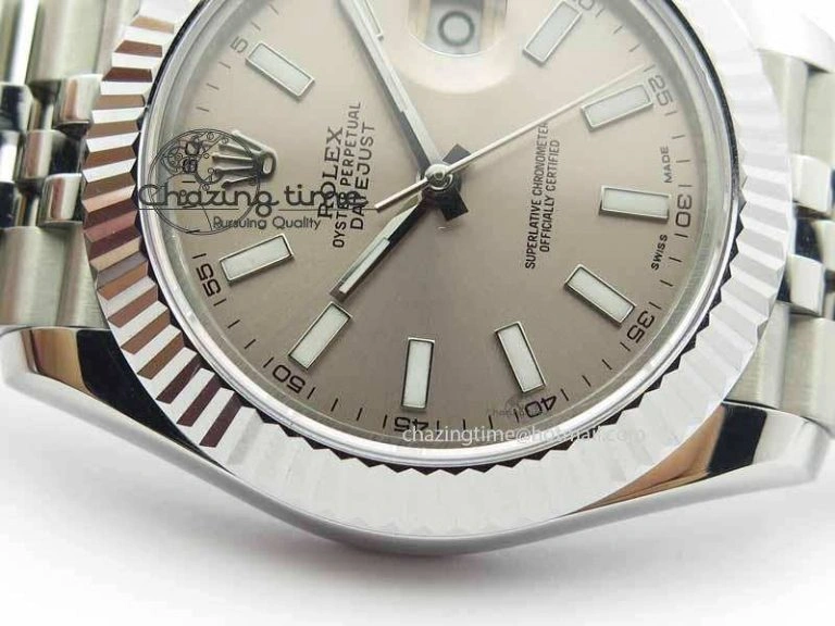 EyeCatching DateJust II 41mm BP Maker Best Edition Silver Gray Dial On New Version Jubilee Bracelet A 3635