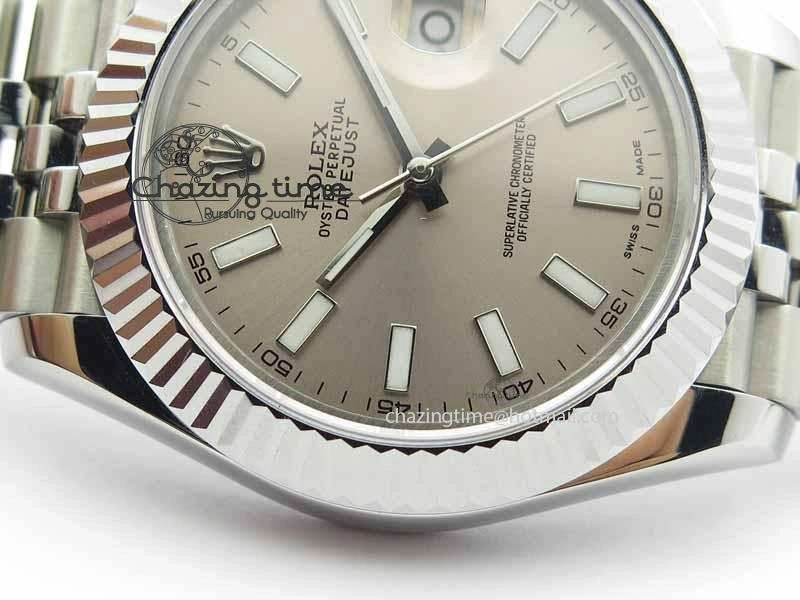 EyeCatching DateJust II 41mm BP Maker Best Edition Silver Gray Dial On New Version Jubilee Bracelet A 3635