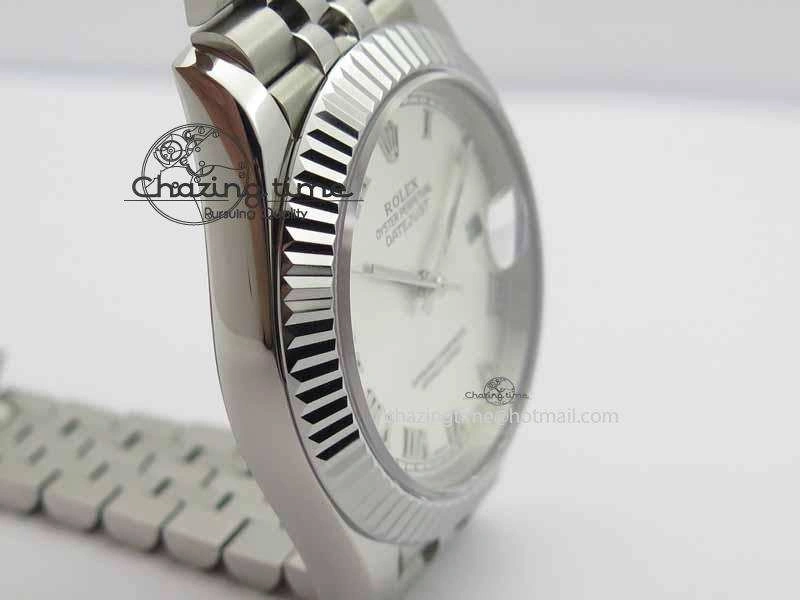 ZipUp DateJust II 41mm BP Maker Best Edition Silver Roman Dial On New Version Jubilee Bracelet A 3630