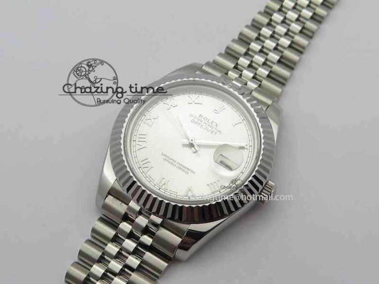 ZipUp DateJust II 41mm BP Maker Best Edition Silver Roman Dial On New Version Jubilee Bracelet A 3630