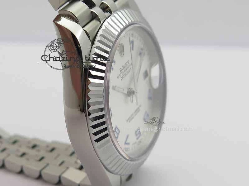 FreshLook DateJust II 41mm BP Maker Best Edition Sliver Dial Blue Number On New Version Jubilee Bracelet A 3640