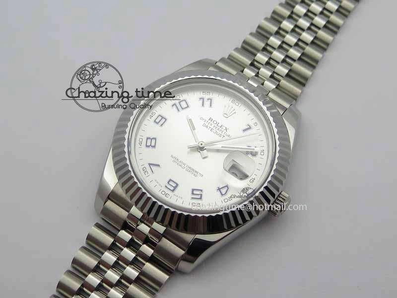 FreshLook DateJust II 41mm BP Maker Best Edition Sliver Dial Blue Number On New Version Jubilee Bracelet A 3640