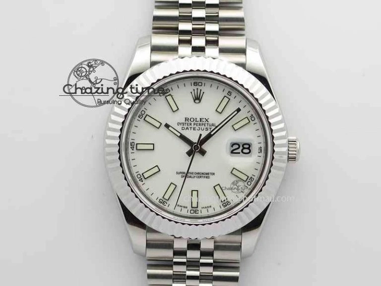 NewStyle DateJust II 41mm BP Maker Best Edition White Dial On New Version Jubilee Bracelet A 3636