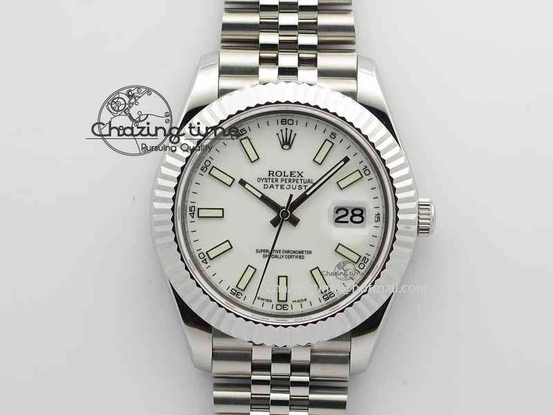 NewStyle DateJust II 41mm BP Maker Best Edition White Dial On New Version Jubilee Bracelet A 3636