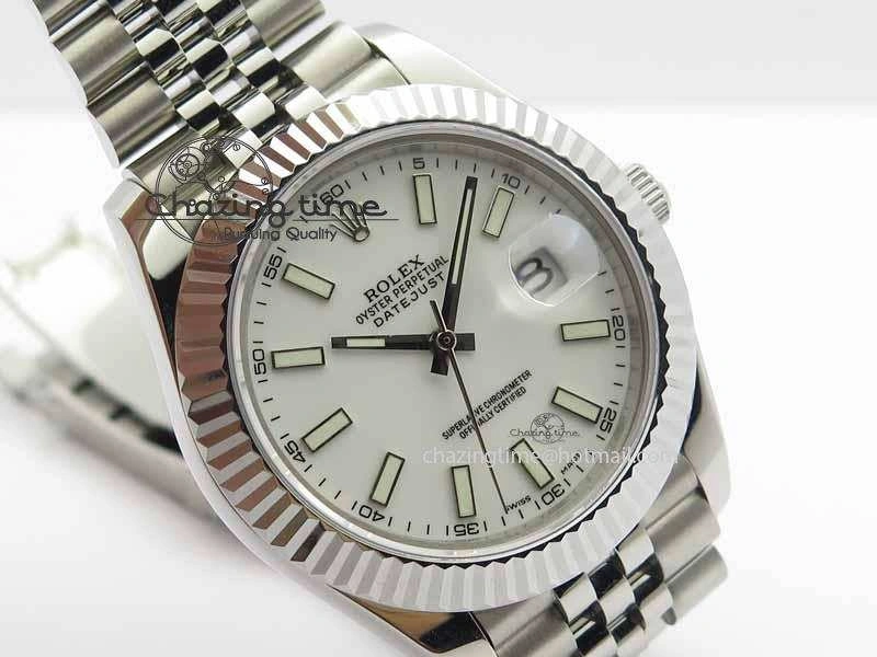 NewStyle DateJust II 41mm BP Maker Best Edition White Dial On New Version Jubilee Bracelet A 3636