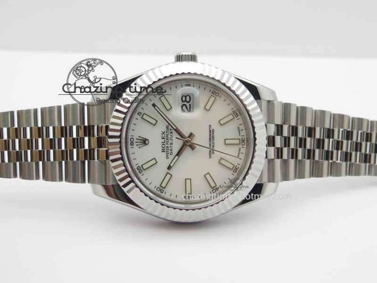 NewStyle DateJust II 41mm BP Maker Best Edition White Dial On New Version Jubilee Bracelet A 3636