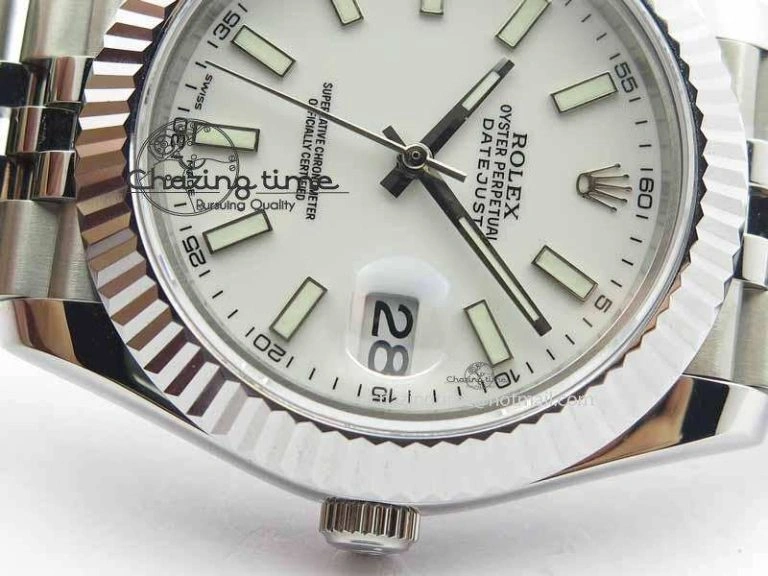 NewStyle DateJust II 41mm BP Maker Best Edition White Dial On New Version Jubilee Bracelet A 3636