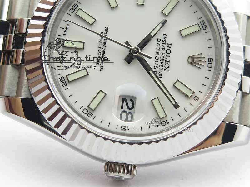 NewStyle DateJust II 41mm BP Maker Best Edition White Dial On New Version Jubilee Bracelet A 3636