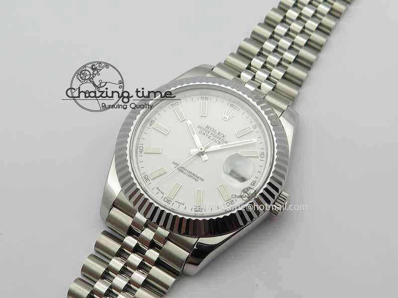 NewStyle DateJust II 41mm BP Maker Best Edition White Dial On New Version Jubilee Bracelet A 3636