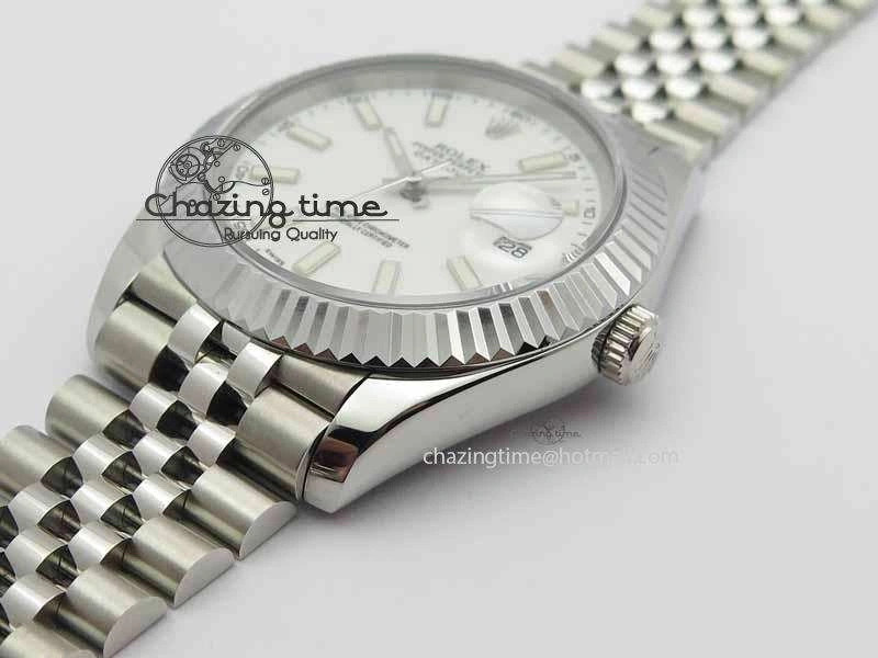 NewStyle DateJust II 41mm BP Maker Best Edition White Dial On New Version Jubilee Bracelet A 3636