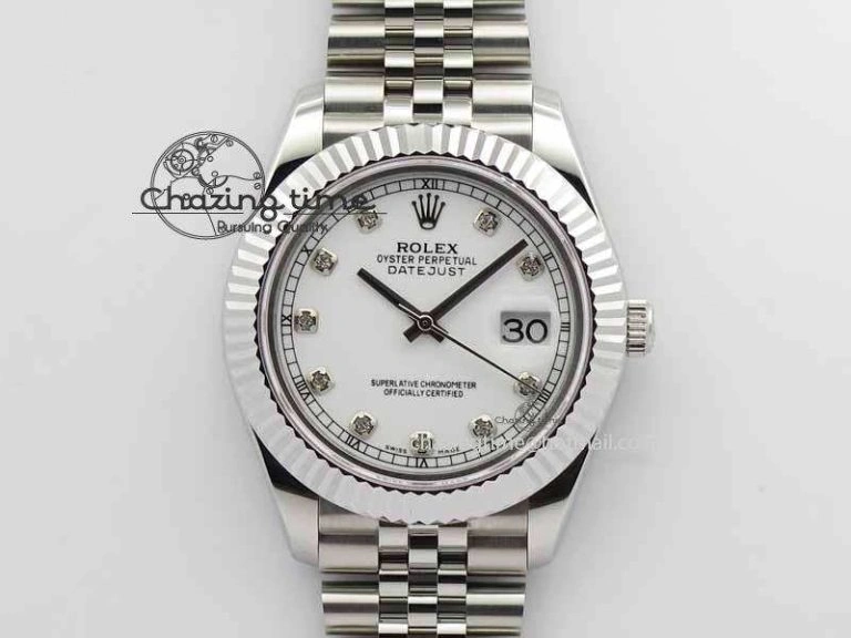 DailyWear DateJust II 41mm BP Maker Best Edition White Diamonds Dial On New Version Jubilee Bracelet A 3624