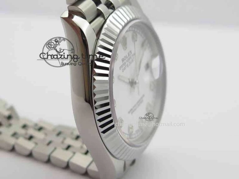 DailyWear DateJust II 41mm BP Maker Best Edition White Diamonds Dial On New Version Jubilee Bracelet A 3624