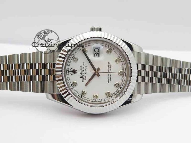 DailyWear DateJust II 41mm BP Maker Best Edition White Diamonds Dial On New Version Jubilee Bracelet A 3624