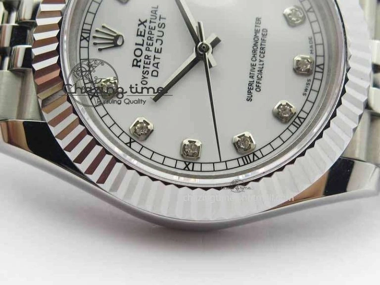DailyWear DateJust II 41mm BP Maker Best Edition White Diamonds Dial On New Version Jubilee Bracelet A 3624