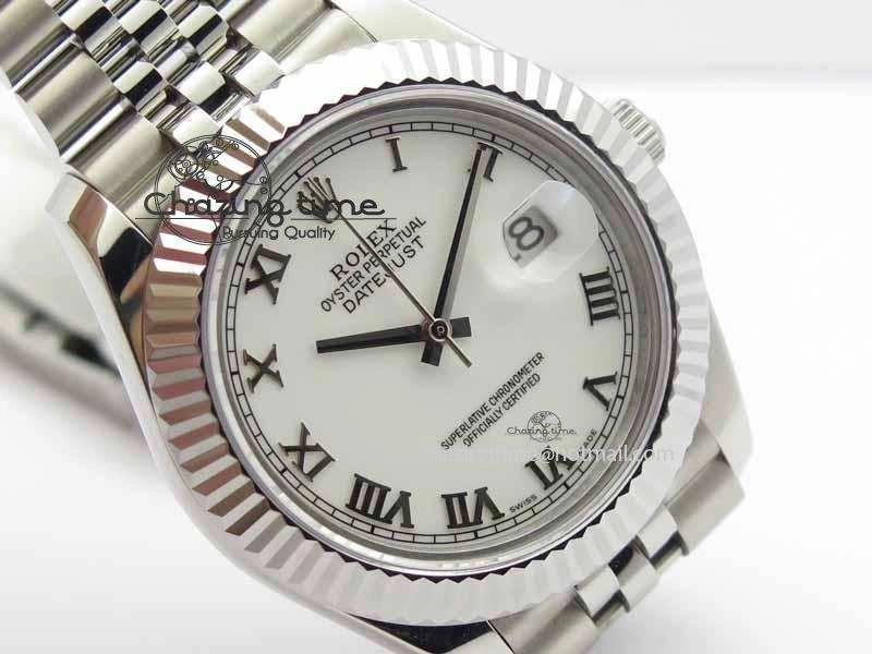 DateJust II 41mm BP Maker Best Edition White Roman Dial On New Version Jubilee Bracelet A Breathable 3634