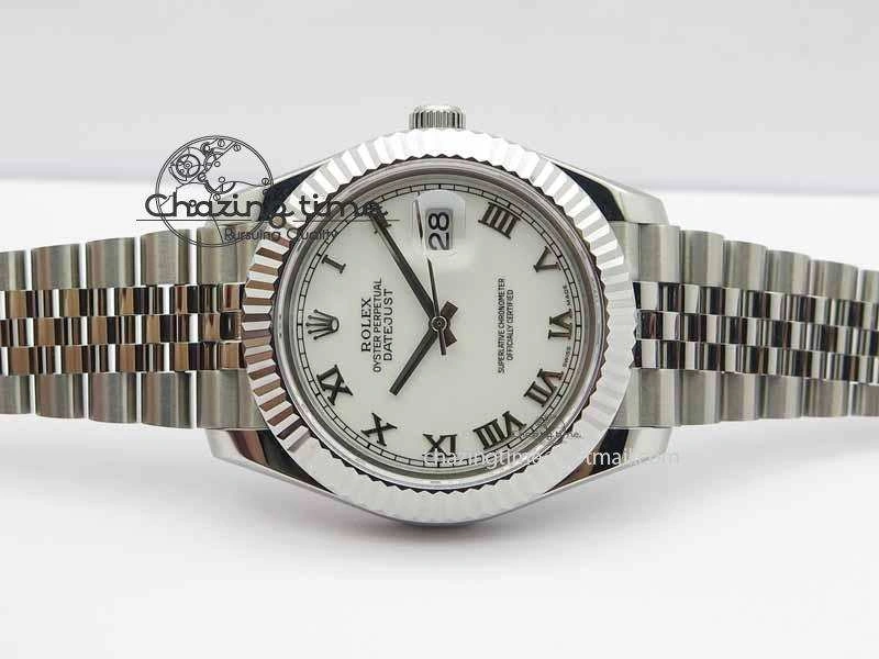 DateJust II 41mm BP Maker Best Edition White Roman Dial On New Version Jubilee Bracelet A Breathable 3634