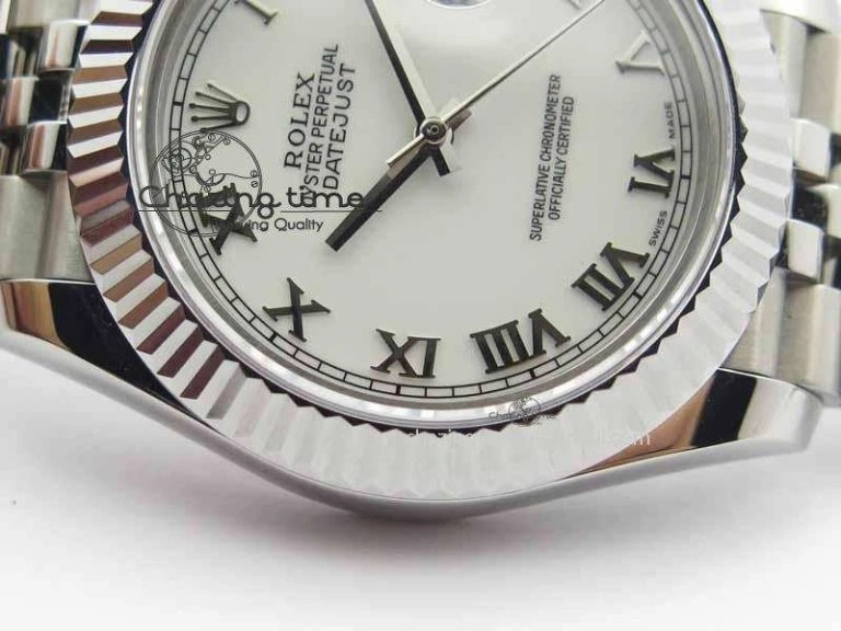 DateJust II 41mm BP Maker Best Edition White Roman Dial On New Version Jubilee Bracelet A Breathable 3634
