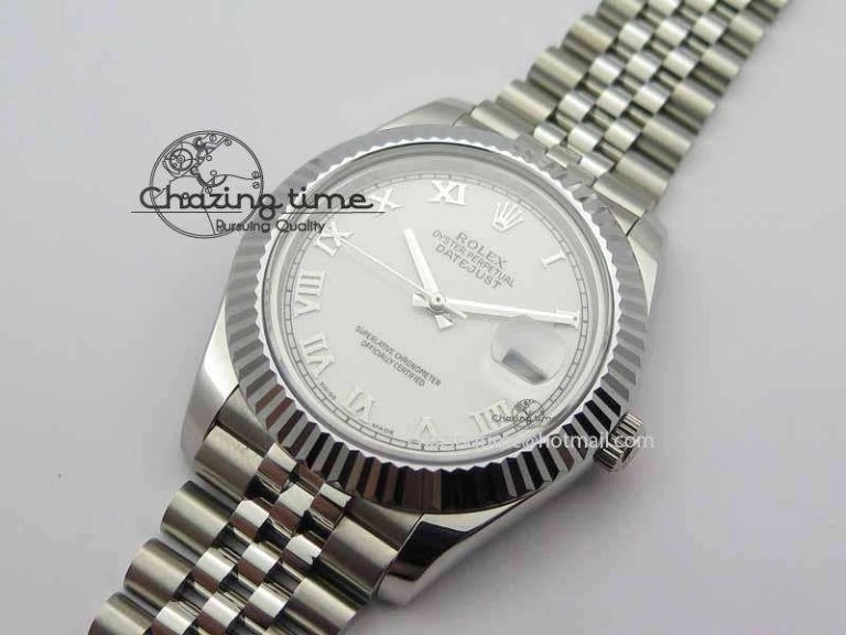 DateJust II 41mm BP Maker Best Edition White Roman Dial On New Version Jubilee Bracelet A Breathable 3634