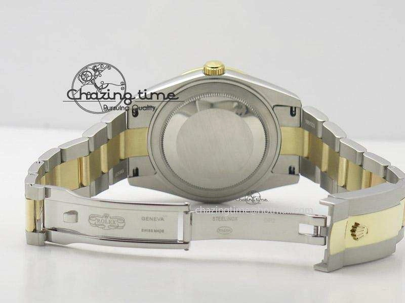 WellDesigned DateJust II 41mm MK Best Edition SS RG Wrapped Sliver Dial Diamond Marker On Oyster Bracelet A 4001