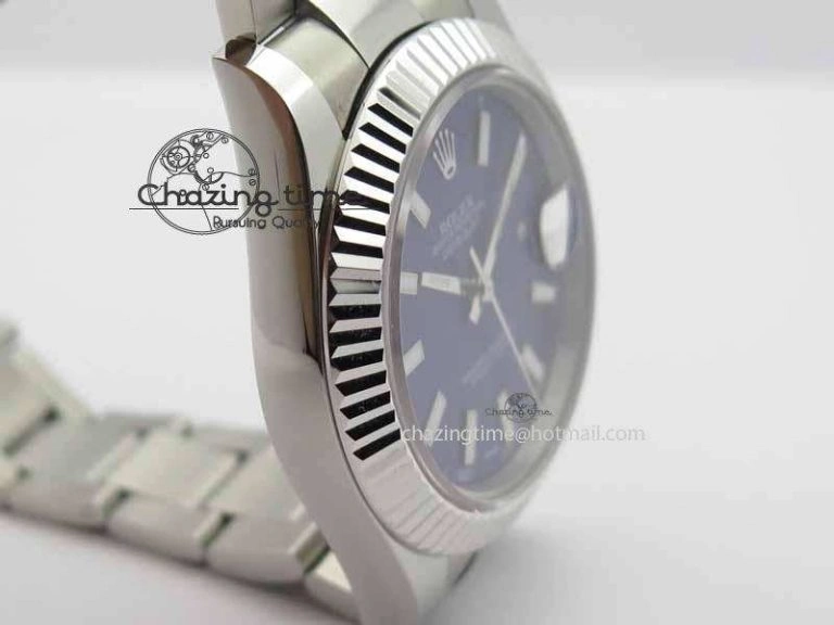 DateJust II 41mm SS BP Maker Best Edition Blue Dial On SS Bracelet SA Classic 3731