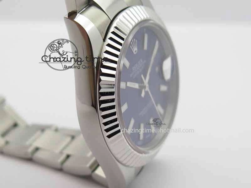 DateJust II 41mm SS BP Maker Best Edition Blue Dial On SS Bracelet SA Classic 3731