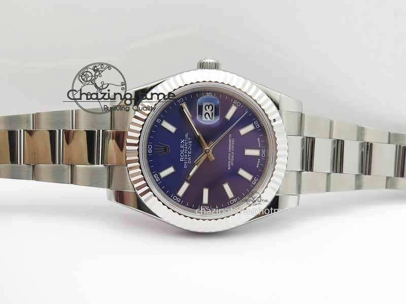 DateJust II 41mm SS BP Maker Best Edition Blue Dial On SS Bracelet SA Classic 3731