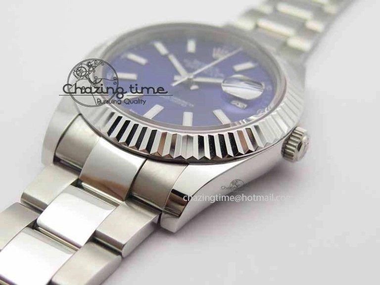 DateJust II 41mm SS BP Maker Best Edition Blue Dial On SS Bracelet SA Classic 3731