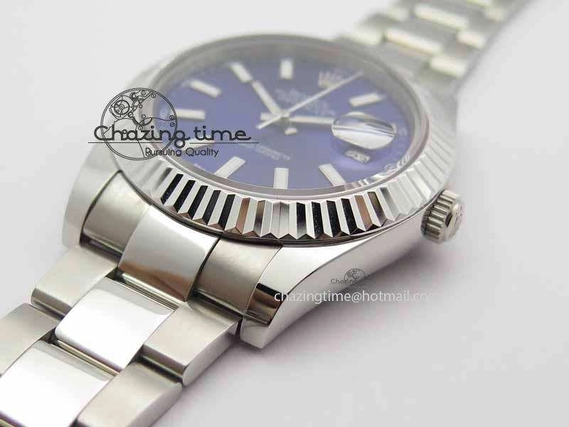 DateJust II 41mm SS BP Maker Best Edition Blue Dial On SS Bracelet SA Classic 3731