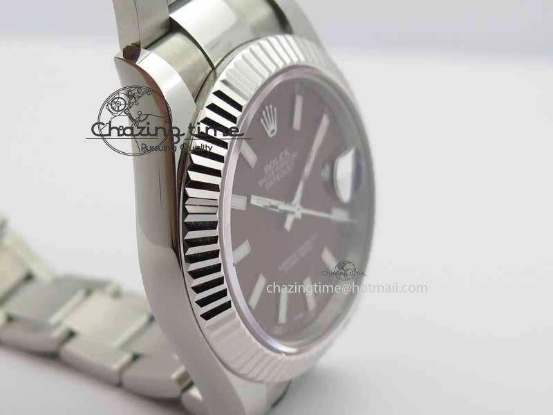 Bold DateJust II 41mm SS BP Maker Best Edition Brown Dial On SS Bracelet SA 3734