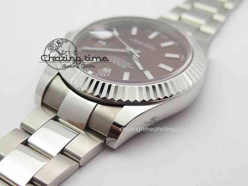 Bold DateJust II 41mm SS BP Maker Best Edition Brown Dial On SS Bracelet SA 3734