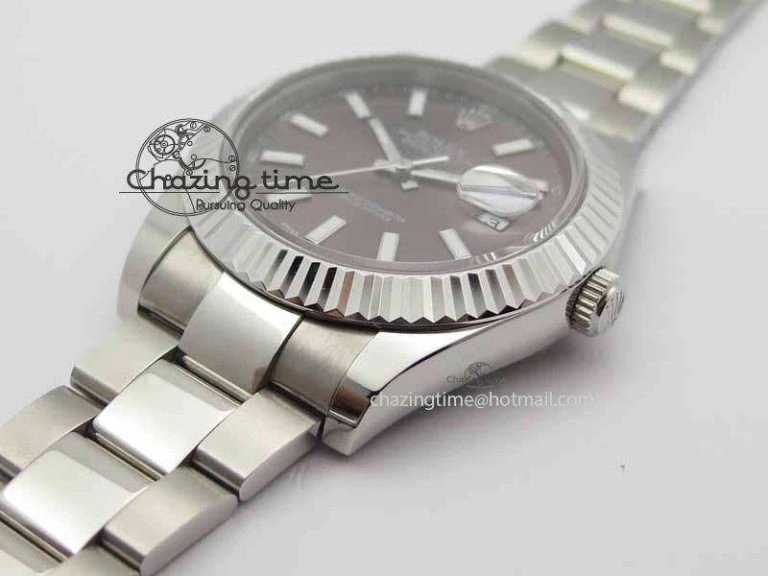 Lightweight DateJust II 41mm SS BP Maker Best Edition Dark Gray Dial On SS Bracelet SA 3735