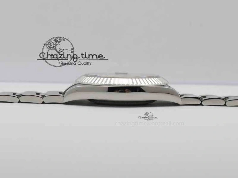 Minimalist DateJust II 41mm SS BP Maker Best Edition Gray Dial Diam On SS Bracelet SA 3729
