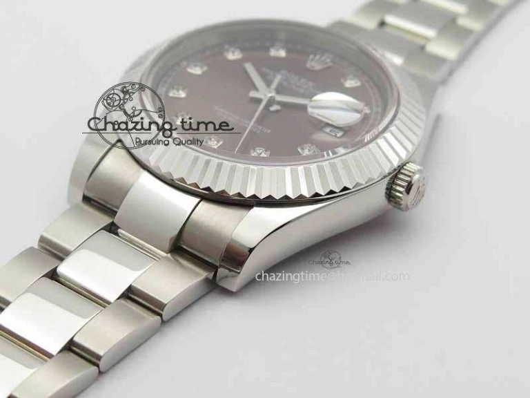 Minimalist DateJust II 41mm SS BP Maker Best Edition Gray Dial Diam On SS Bracelet SA 3729