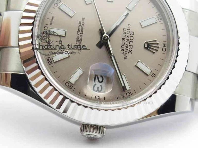 Cozy DateJust II 41mm SS BP Maker Best Edition Gray Dial On SS Bracelet SA 3736