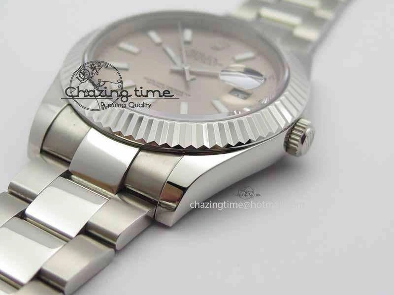 Cozy DateJust II 41mm SS BP Maker Best Edition Gray Dial On SS Bracelet SA 3736
