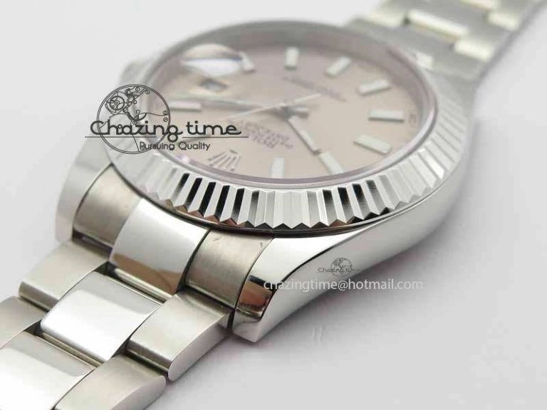 Cozy DateJust II 41mm SS BP Maker Best Edition Gray Dial On SS Bracelet SA 3736