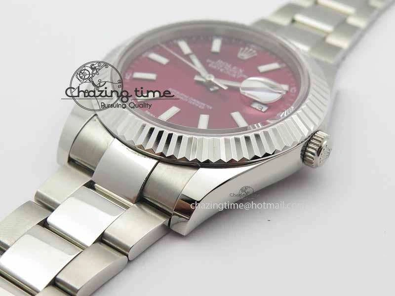 DateJust II 41mm SS BP Maker Best Edition Red Dial On SS Bracelet SA EasyMatch 3732