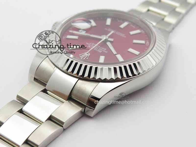 DateJust II 41mm SS BP Maker Best Edition Red Dial On SS Bracelet SA EasyMatch 3732
