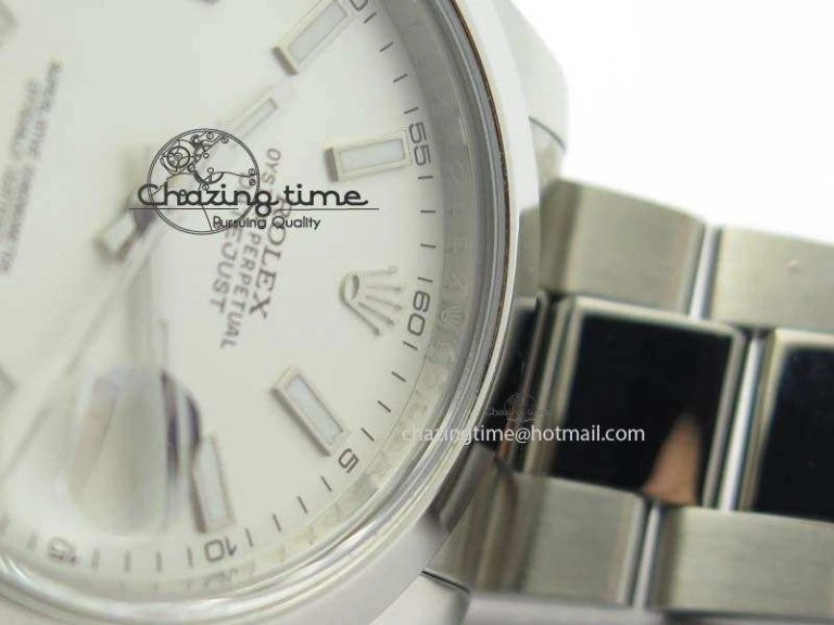 Lightweight DateJust II 41mm SS BP-Maker Best Edition Sliver Stick Dial On SS Bracelet A2824 V 3794