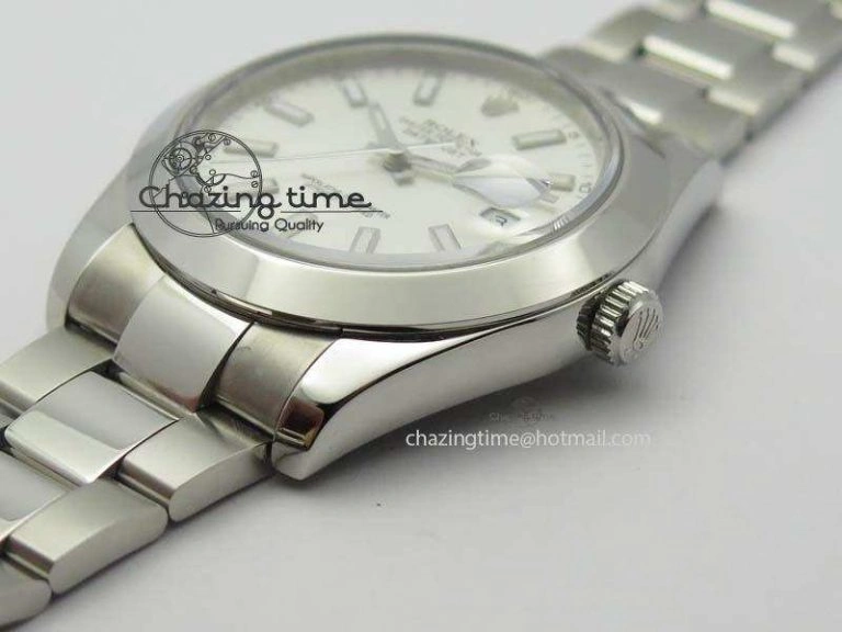 Lightweight DateJust II 41mm SS BP-Maker Best Edition Sliver Stick Dial On SS Bracelet A2824 V 3794