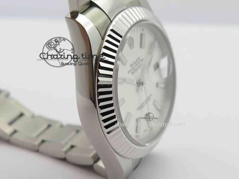 DateJust II 41mm SS BP Maker Best Edition White Dial On SS Bracelet SA Classic 3733