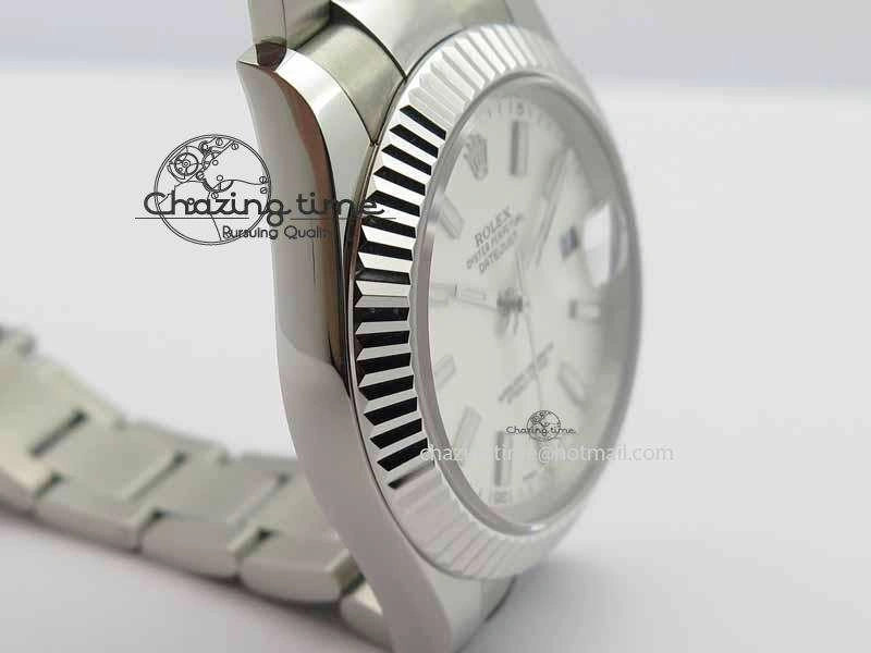 DateJust II 41mm SS BP Maker Best Edition White Dial On SS Bracelet SA Classic 3733