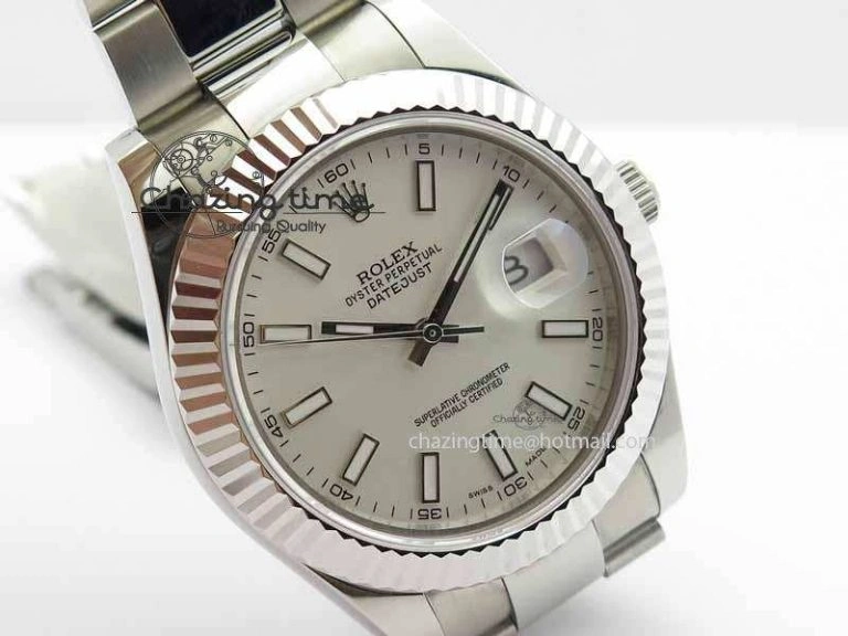 DateJust II 41mm SS BP Maker Best Edition White Dial On SS Bracelet SA Classic 3733