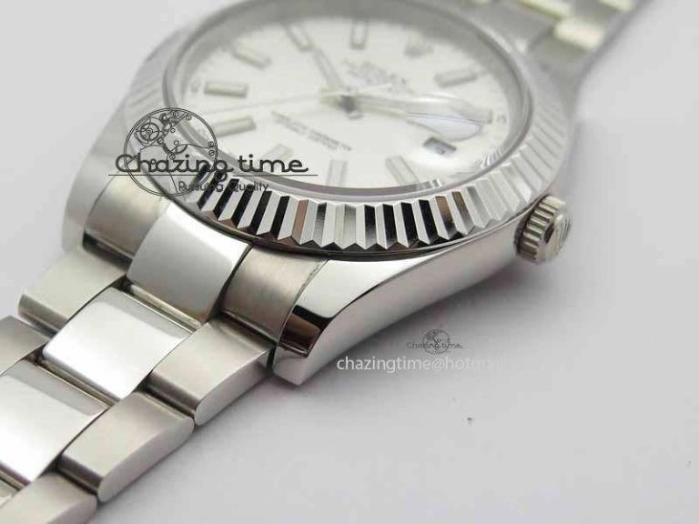 DateJust II 41mm SS BP Maker Best Edition White Dial On SS Bracelet SA Classic 3733