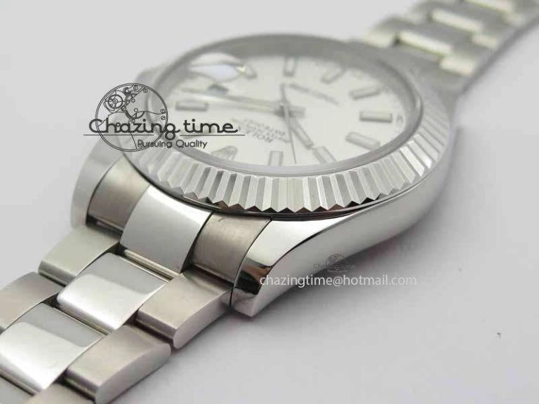 DateJust II 41mm SS BP Maker Best Edition White Dial On SS Bracelet SA Classic 3733