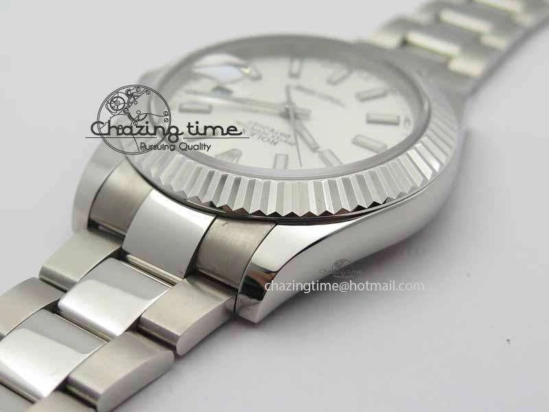 DateJust II 41mm SS BP Maker Best Edition White Dial On SS Bracelet SA Classic 3733