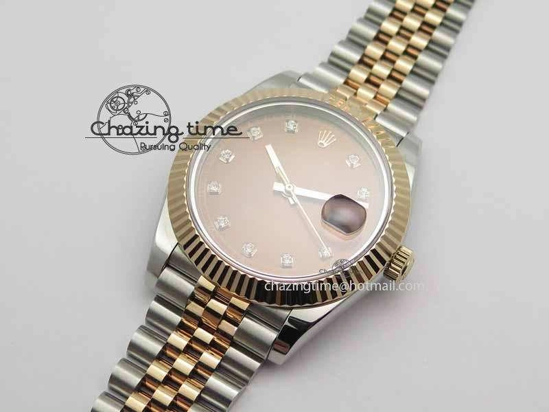 DateJust II 41mm SS RG BP Maker Best Edition Brown Diam Dial On New Version Jubilee Bracelet A SunProtective 3609